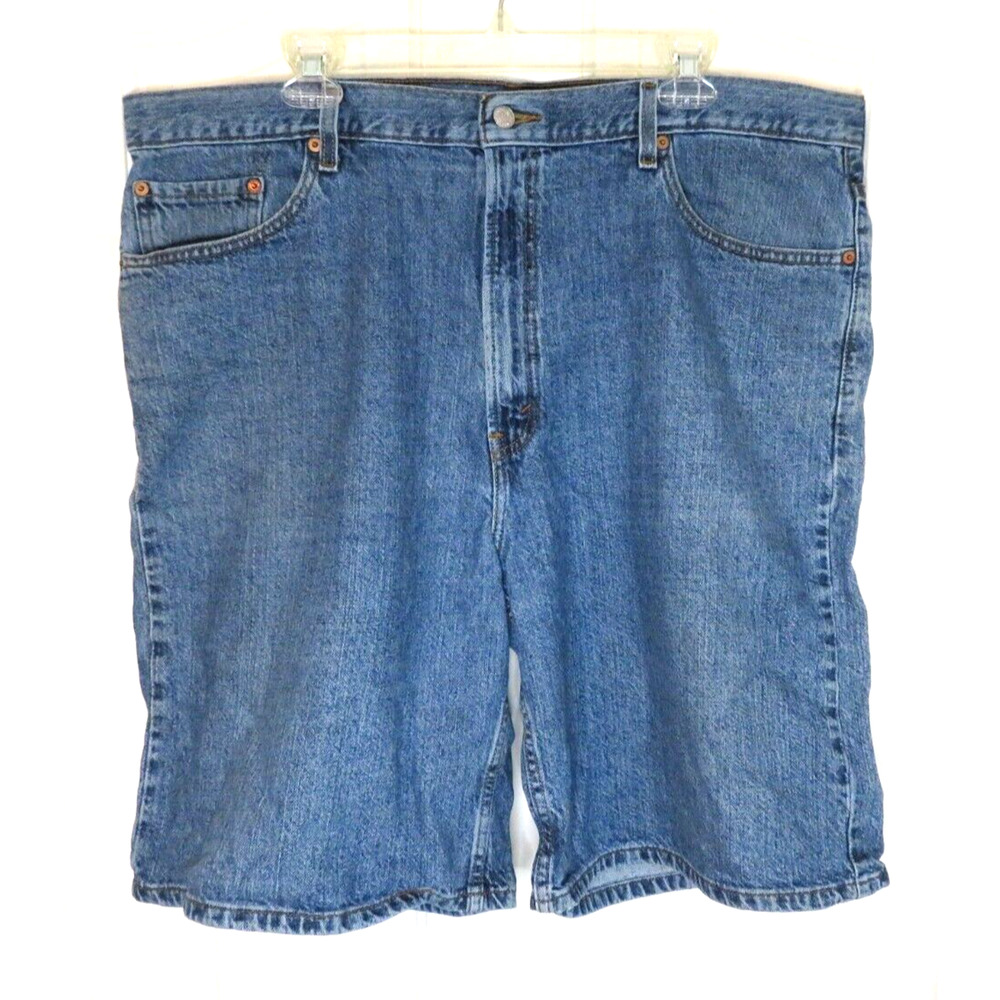 Levi's 550 Vintage Men's Relaxed Fit Denim Jean Shorts Cotton Blue - Size 42
